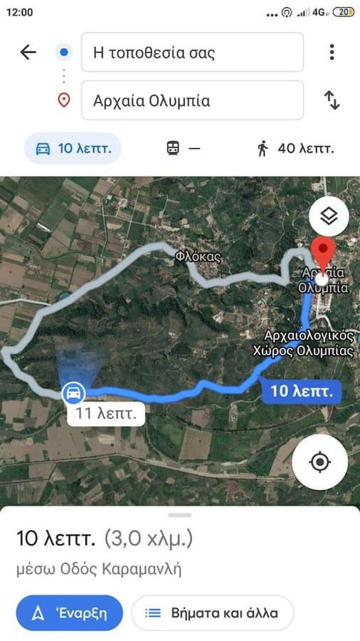 Mallios Country House Near Ancient Olympia Екстериор снимка